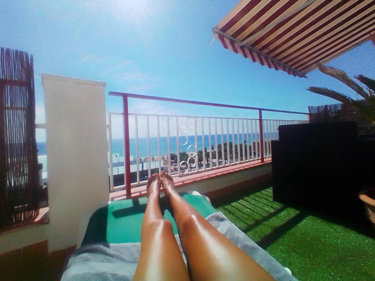 Ferienwohnung Terraza Al Mar Pineda de Mar Exterior foto