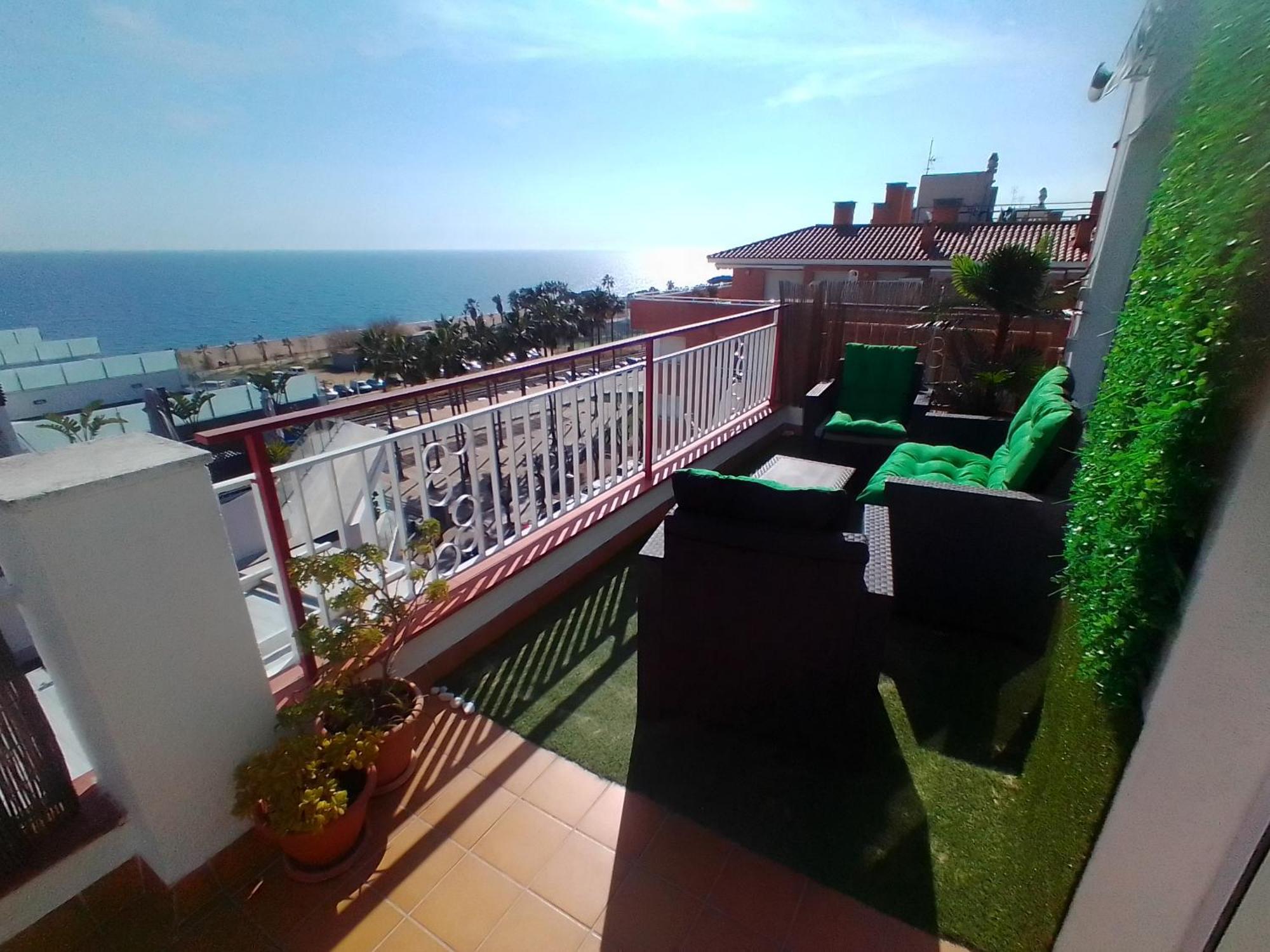 Ferienwohnung Terraza Al Mar Pineda de Mar Exterior foto